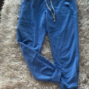 Figs Ceil Blue small/petite Zamora Jogger Scrub Pant